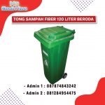 Tong sampah fiber Roda 120