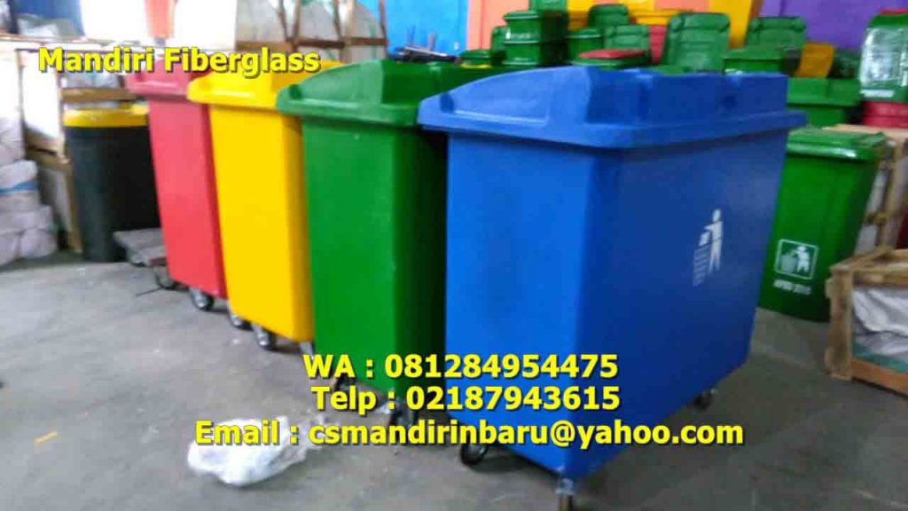 jual tong sampah fiberglass di Surabaya,